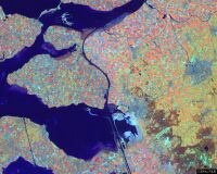 luchtfoto esa/nlr- false color